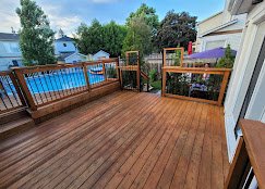 Deck staining in Nepean, Ottawa - outdoor wood protection